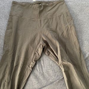 Olive green leggings